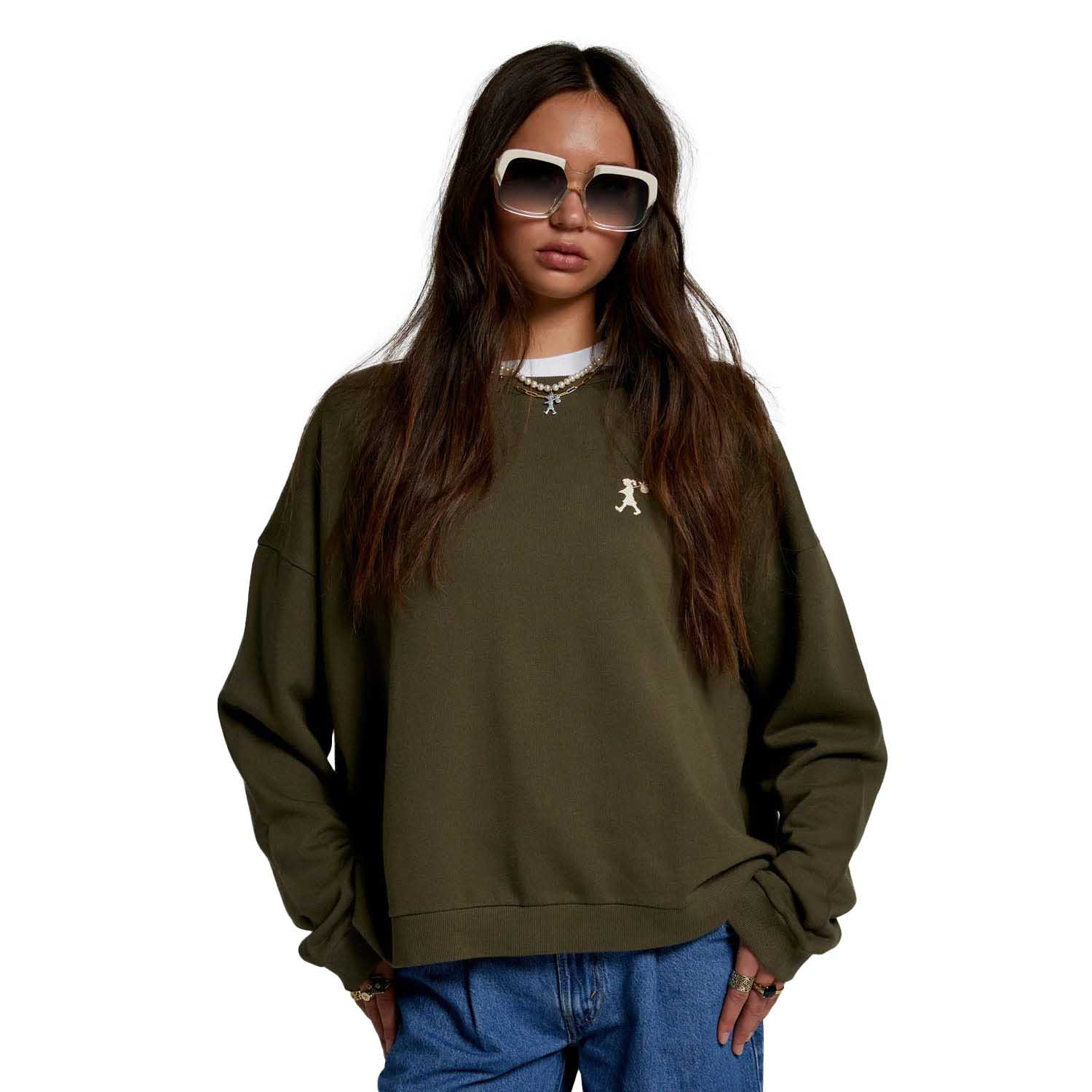 Karen Walker Embroidered Runaway Girl Sweatshirt